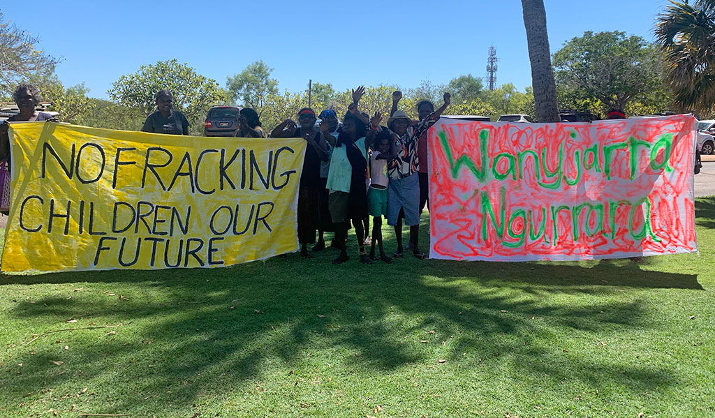 Bidyandanga Fracking Protest